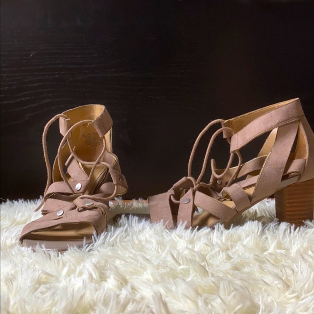 Strappy healed sandles